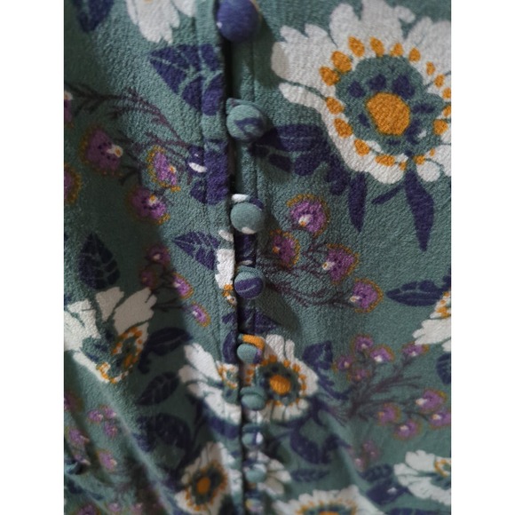 Free People Magic Mystery Sage Floral Tunic Top - Picture 4 of 6